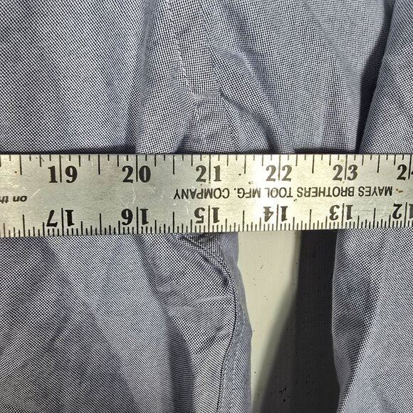 Brooks‎ Brothers Button Down Dress Shirt Large Men's Blue Long Sleeve - Picture 7 of 8